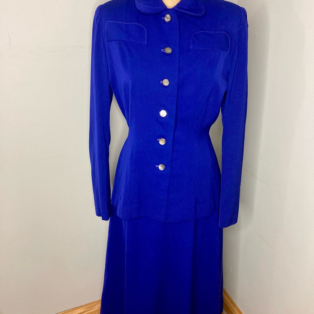 The Prettiest Violet Colored Vintage Forstmamn Ladies Suit